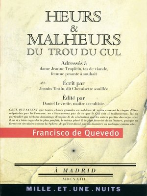 cover image of Heurs et malheurs du trou du cul